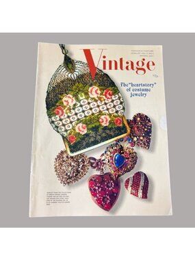 Vintage Fashion & Costume Jewelry Magazine Heartstory Spring 2001 Vol 11 #2